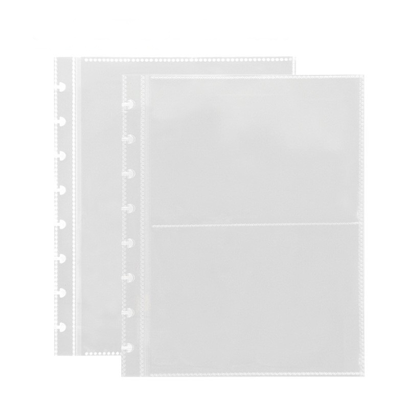 Card Penny Sleeve - A4A5 キノコリフィルページクリアフォトアルバムスリーブ 3/3.5/6/7 インチフォトカード収集 4 ポケット