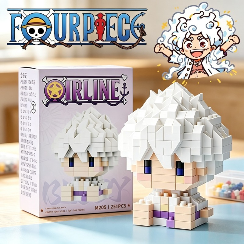 新商品！PIECE 太陽神ニカ、ルフィ、チョッパー、エース、 - Building Block Mini のレビューと価格