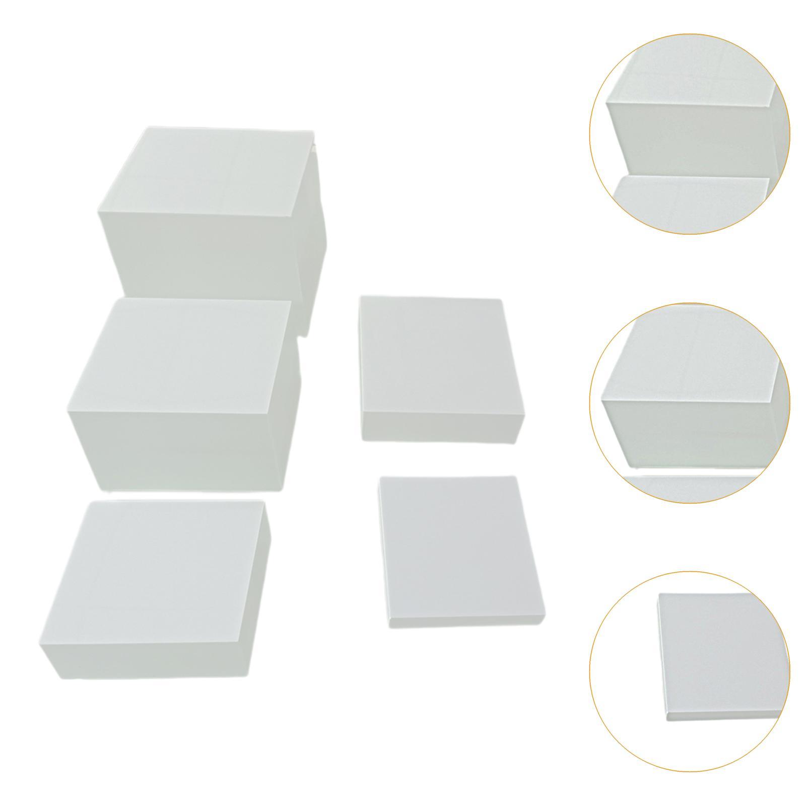 重ねて使えるビュッフェ用スタンドと、食品を盛り付けるための白 - Display Risers Set のレビューと価格