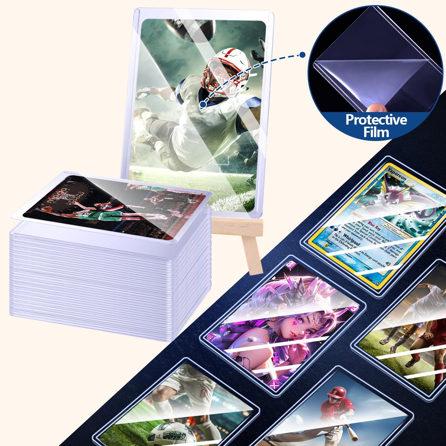 25～100枚収納可能な、傷防止機能付きのカードスリーブ。遊 - Card Penny Sleeve のレビューと価格