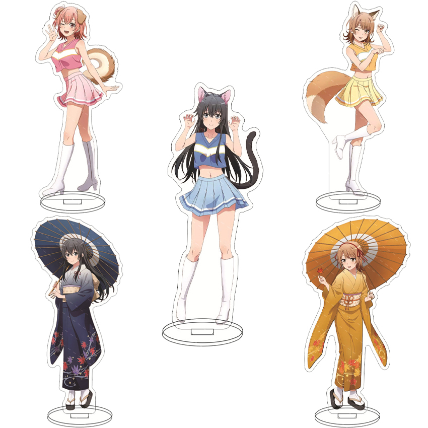 16cm アニメ『俺の青春ラブコメ妄想中』ゆい・ゆいが浜、ゆ - Figma Stand Set のレビューと価格
